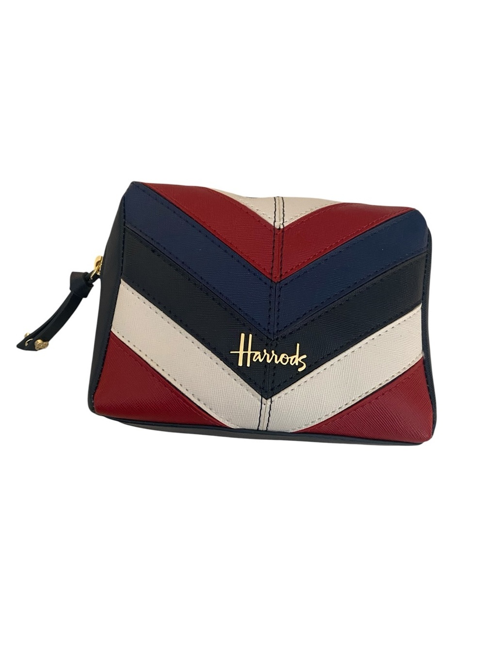 HARRODS STRIPED POUCH